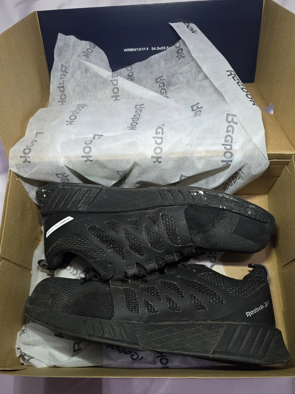 Reebok Men's Black Running Sneakers